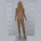 Манекен женский пластиковый 175см, 86-64-85см, blond