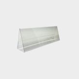 Двухсторонняя подставка для презентаций (шалаш), 300*105мм, прозрачный акрил